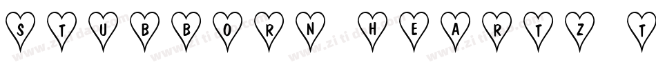 Stubborn Heartz TBS字体转换
